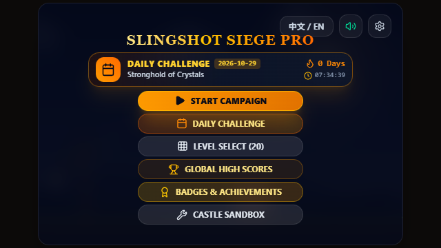 Slingshot Siege gameplay