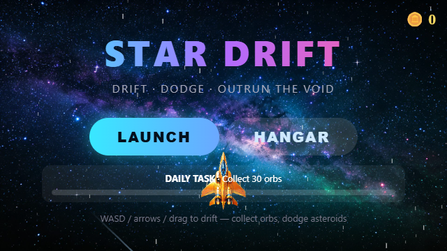 Star Drift gameplay