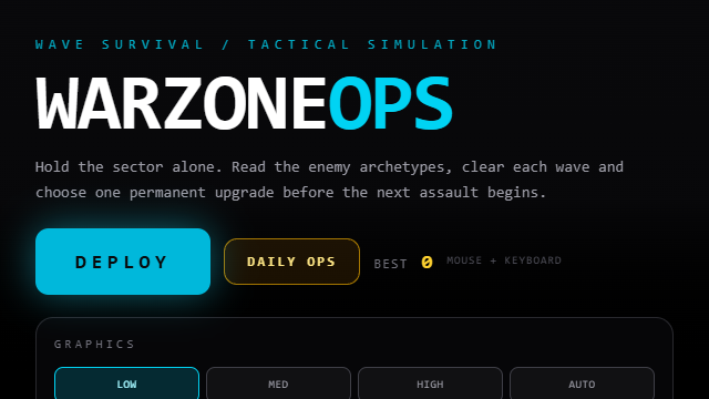 Warzone Ops gameplay